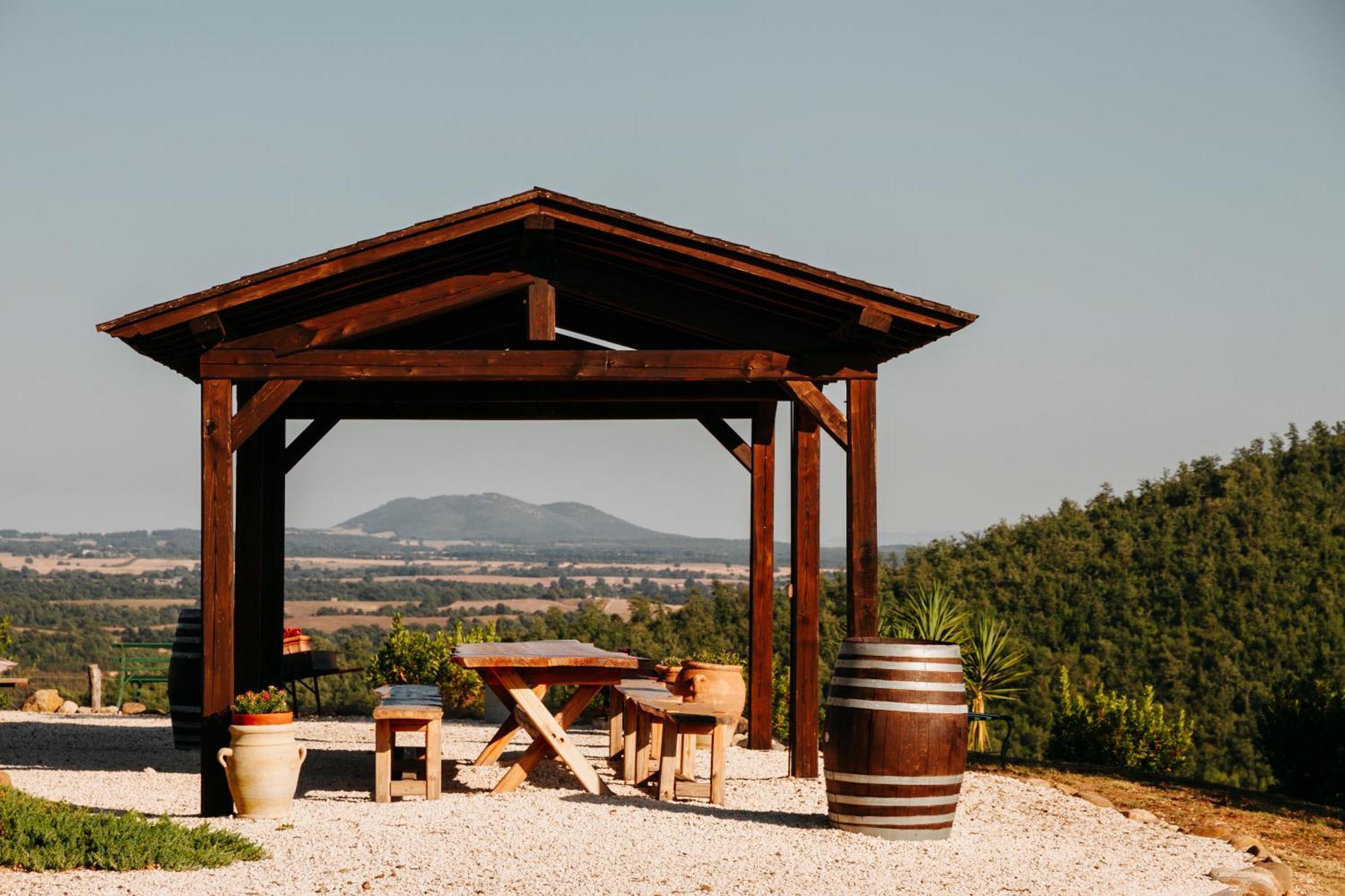 Poggio Al Vento Villa Manciano Bagian luar foto
